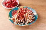 自慢の激辛マヨから揚げ(3個) Signature Extra Spicy Mayo Fried Chicken (3 Pieces)（二郎ラーメン専門店 ラーメン たけ二郎 東淀川店）