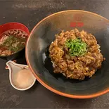 肉1.5倍 和牛丼+肉吸い+温たま（黒毛和牛丼ぶり専門店 和牛丼 弥勒みろく）