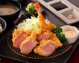 【フィレ&海老】フィレブリアン&大海老フライ弁当(こだわりとんかつ 神楽 墨田)