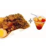 高菜魯肉飯(ルーローハン)と酸梅汤(さんめいたん)（台湾料理 匠）