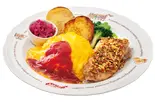 O.とろーり卵のオムライスとチキン香草焼き（ラケル シァル鶴見店）