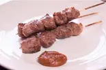 豚かしら串(2本)（焼き鳥道場 渋谷並木橋店）