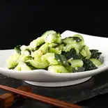 キュウリの辛味冷菜【拍黄瓜】(中国東北家郷料理永利 豊洲駅前店(1号店))