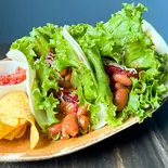ヘルシービーンズタコス2ピース|Beans Tacos 2 pieces（la la tacos恵比寿店）