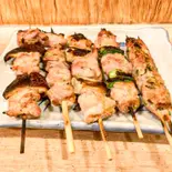 焼鳥5本串(シオ)（鳥長）