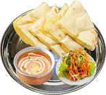ハーフチーズナンセット. Half cheese Naan set（ラジダニ）