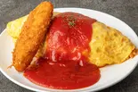 フィッシュフライオムライス（男のオムライス EGG BOMB 新橋店）