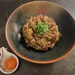肉1.5倍 和牛丼+生たまご（黒毛和牛丼ぶり専門店 和牛丼 弥勒みろく）