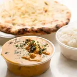 1カレ-チーズナンセット 1CurrySet with cheese nan（本格カレースターケバブ ビリヤニ ハラル専門店）