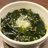 わかめスープ（炭火焼肉牛力屋ときわ台店）