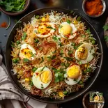 あっさり玉子ビリヤニ Egg Briyani（ガガンのカレー屋さん戸越支店）