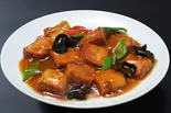揚げ豆腐の醤油炒め（蓬莱春飯店 本店）