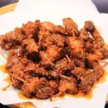 クミン味揚げ羊肉串（聚楽飯店）