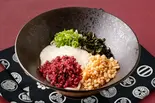 梅ふぶきとろろ芋冷やしぶっかけうどん（うどんと肉 角立 札幌円山店）