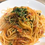 アンチョビとオリーブとケッパーのスパゲッティ（ガレリア）