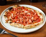神楽南蛮ソーセージ Chorizo pizza（雪の窯珈琲）