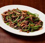 青椒肉絲(チンジャオロース) Green Pepper Steak（満福楼 東村山店）
