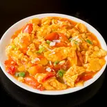トマト玉子炒め Stir-Fried Tomato and Egg（上海亭 梅島店）