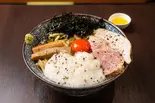夏季限定！冷やしとろろまぜそば（つけめんさなだ 千住本店）