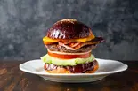 ベーコンチーズバーガー（ハングリーヘブン 池袋おあしす店）