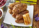 韓国はちみつバター手羽先3本(蜂蜜黄油鸡翅)（好美味麻辣湯 新宿店）