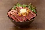ニンニクバター醤油のサーロインステーキ丼(150g) Garlic Butter Soy Sauce Sirloin Steak Bowl(肉テロ!肉たらしくてぎゅう 川崎店)