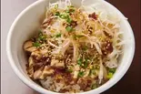 チャーシューネギ飯 Roast Pork Fillet and Green Onion Rice（西麻布しゅういち 等々力店）