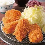 新鮮なカキフライ(3個)(麺や 日木うどん 大通店)