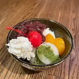 白玉ぜんざい(居酒屋わんちゃん)