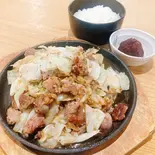 【人気NO.1】倍盛！ハラミ鉄板焼肉定食(塩だれ)【辛みそ】（鉄板焼肉専門店 スタミナ亭）