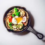 大地ガレット 旬野菜のローストとクリームソース（Farm to Table TERRA presented by snow peak URBAN OUTDOOR）