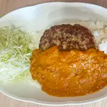 ハンバーグカレー(Hamburg Curry)（ダージリンスパイス潮見店）