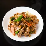 牛肉とオイスターソース炒め（中華料理上海亭蕨店）