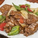 牛肉とオイスターソース炒め(香港菜館)