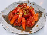辛い餅チキン(半羽)（スマイル食堂）
