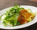 クレソンサラダ～自家製リンゴドレッシング～（トリカモメ ～鶏と鴨と麺～）