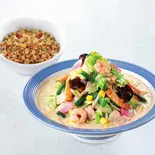 野菜たっぷりちゃんぽん半チャーハンセット（リンガーハット ゆめタウン博多店）