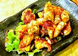 焼鳥のねぎまたれ焼き(餃子工房 ちびすけ 阿倍野橋店)
