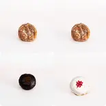 クリーム無しドーナツ4点セット(プレーン×2・ショコラ・ホワイトフランボワーズ)(CreamD)