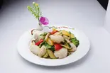 イカと野菜炒め（中華料理美山飯店）