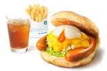 【ドリンクセット】月見フォカッチャ ～黄金チーズソース～（モスバーガー 西心斎橋店）