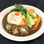欧風黒バター国産牛ホホカレー(シングル、ごはん350g)（spicy motel）