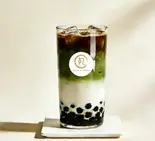 タピオカ抹茶ラテ Tapioca matcha latte(MARUCHA台湾本場タピオカ専門店)