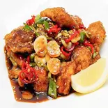 カンプンギ "Kkanpunggi" Korean-Style Fried Chicken(肉&麺)