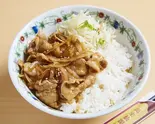 豚バラ焼き肉丼(烧肉丼)（萬来仙閣）
