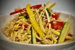 冷やしピリ辛まぜソバ Cold Spicy Mixed Soba（麺屋龍）