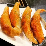 鶏皮餃子 6個入 2人分（炎上炭火焼鶏ひのっこ）
