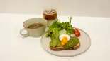 アボカドトースト セット(ドリンク+スープ付き)（＆LATTE.）