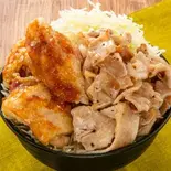 豚唐丼(塩たれ)（まんぷく食堂）