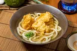 鶏天うどん Chicken Tempura Udon（山下本気うどん 大宮東口）